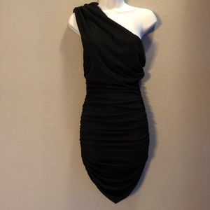 Double Zero One bodycon Shoulder Dress